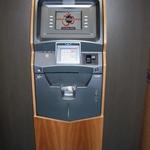 wooden atm cabinet terminal